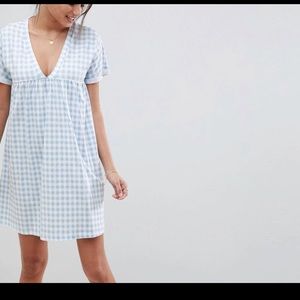 Gingham Smock Dress